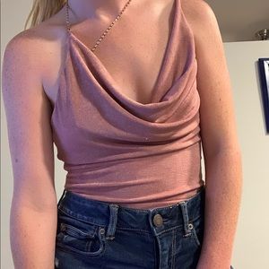 JLuxLabel Pink Crop Top